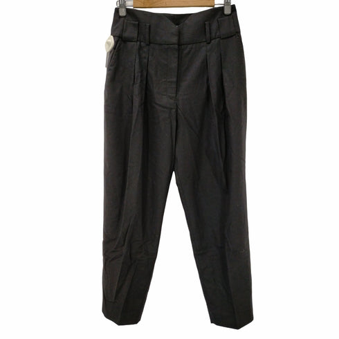 - IRO イロ IRO Pepinea pants 2タックパンツ テーパード ジッパーフライ 42 黒 ブラック /CM ■OS レディース レディース JPN:42