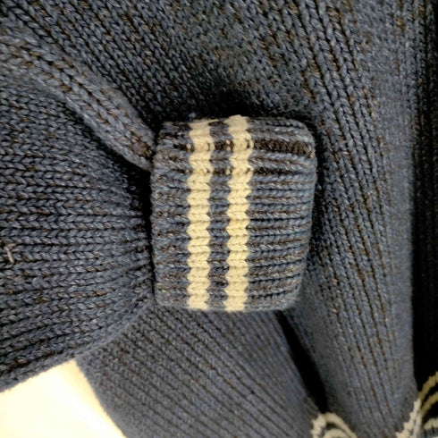 ダブルアールエル ラルフローレン RRL RALPH LAUREN インディゴ染ショールカラーニット メンズ JPN:M