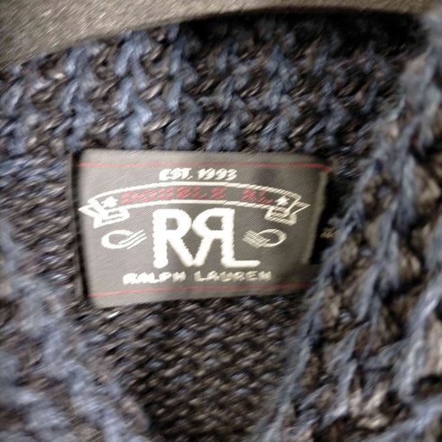 ダブルアールエル ラルフローレン RRL RALPH LAUREN インディゴ染ショールカラーニット メンズ JPN:M