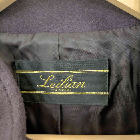 レリアン Leilian カシミヤコート ハーフ スタンドカラー レディース 13+