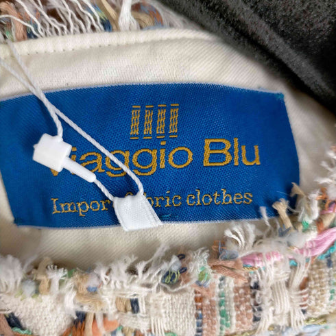 ビアッジョブルー Viaggio Blu ツイードワンピース レディース JPN:2