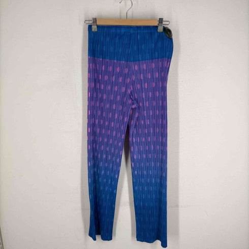 プリーツプリーズイッセイミヤケ PLEATS PLEASE ISSEY MIYAKE 切替プリーツパンツ レディース JPN:2