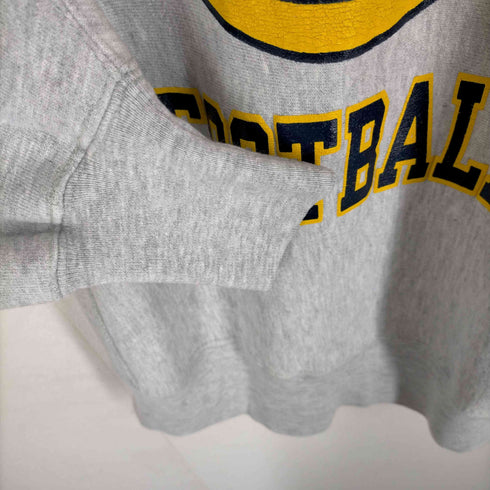 チャンピオン Champion 90S USA製 刺しゅうタグ前期 リバースウィーブ REVERSE WEAVE ラバープリント クルーネックスウェット メンズ JPN:M