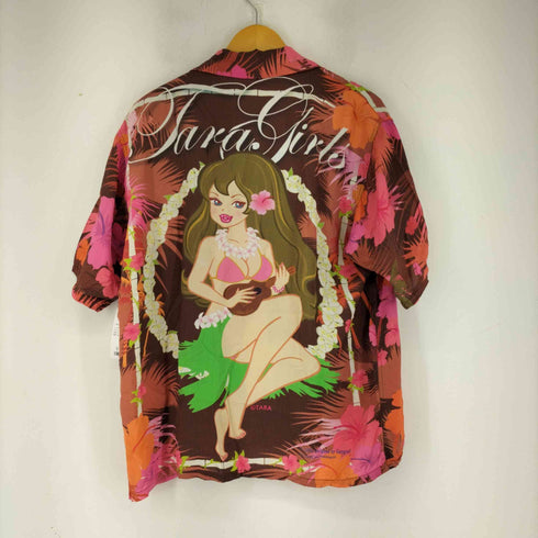 ケオニオブハワイ KEONI OF HAWAII 人物プリント アロハシャツ メンズ JPN:M