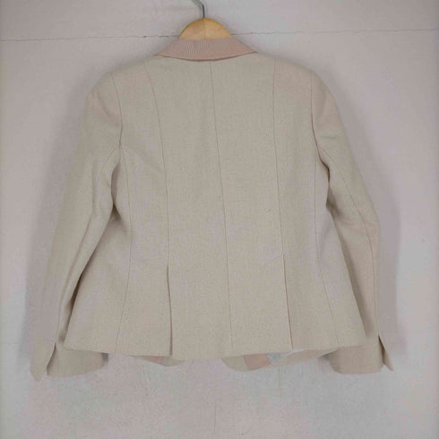 カルヴェン CARVEN バイカラーピークドラペルジャケット 総裏地 シングル 1B レディース JPN:36