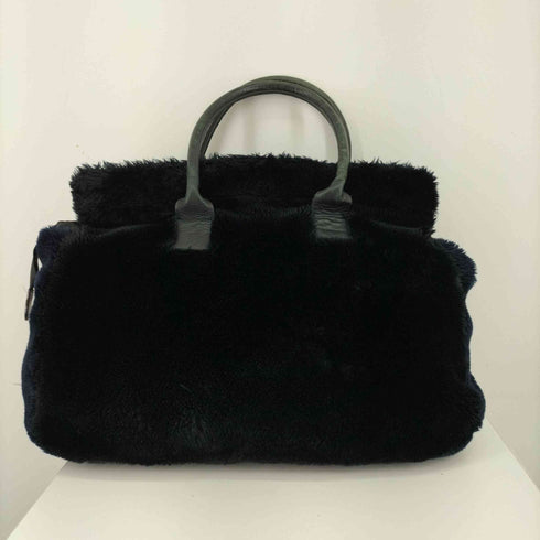 ドルチェアンドガッバーナ DOLCE&GABBANA ロゴ ファーバッグ レディース