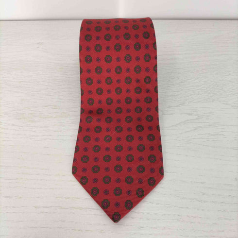イザイア ISAIA イタリア製 総柄 シルクネクタイ メンズ