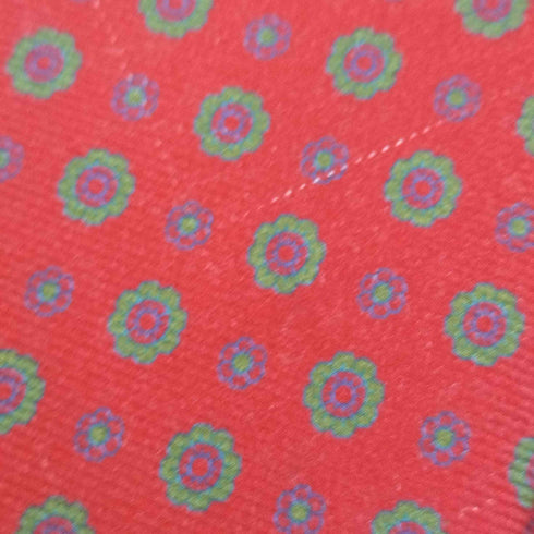 イザイア ISAIA イタリア製 総柄 シルクネクタイ メンズ