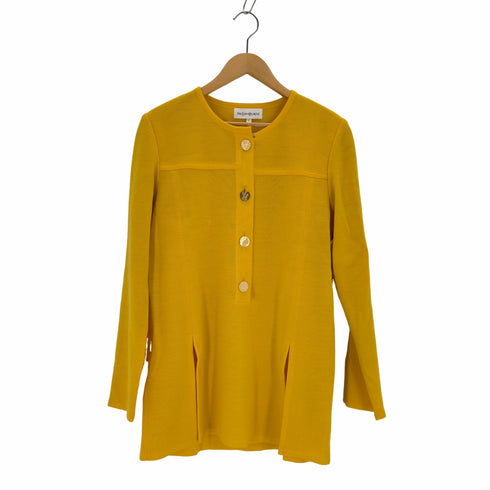 イヴサンローラン Yves Saint Laurent スリットプルオーバーニット レディース JPN:L