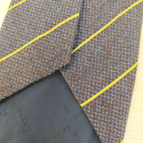 エルメネジルドゼニア ERMENEGILDO ZEGNA イタリア製 コットンシルク トラッドネクタイ メンズ