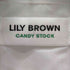 リリーブラウン Lily Brown CANDY STOCK 22AW 2WAYパールビジューキャミワンピセット 2点セット ブラウス 長袖 比翼仕立て ロング チェック F 白 グレー /CM ■OS レディース FREE