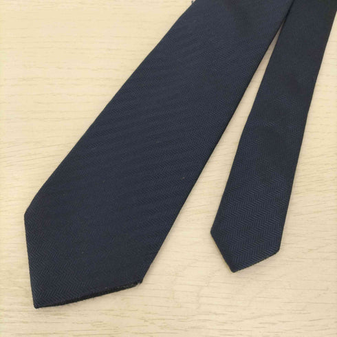 ターンブルアンドアッサー Turnbull & Asser イングランド製 ヘリンボーン ストライプ シルクネクタイ メンズ