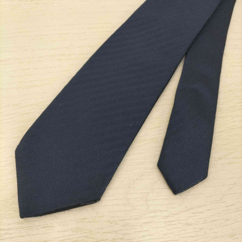 ターンブルアンドアッサー Turnbull & Asser イングランド製 ヘリンボーン ストライプ シルクネクタイ メンズ