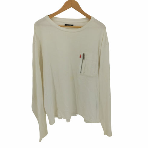 クリスチャンダダ CHRISTIAN DADA ジップ ポケット デザイン クルーネック L/S Tシャツ ロンT メンズ JPN:46