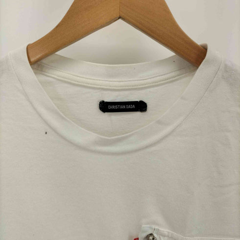 クリスチャンダダ CHRISTIAN DADA 18SS ジップ ポケット デザイン クルーネック Tシャツ メンズ JPN:46