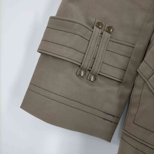 バーバリーブルーレーベル BURBERRY BLUE LABEL ショートトレンチジャケット アウター ライナー付き レディース JPN:36