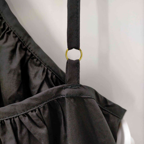 バードアンドノール Bird & Knoll NOBLE取り扱い 22SS INDY MAXI キャミワンピース ロング マキシ フレア S 黒 ブラック /CM ■OS レディース import:S