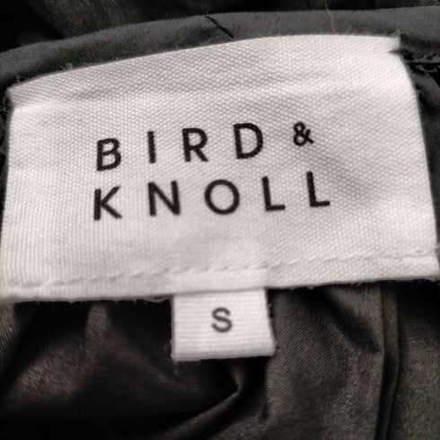 バードアンドノール Bird & Knoll NOBLE取り扱い 22SS INDY MAXI キャミワンピース ロング マキシ フレア S 黒 ブラック /CM ■OS レディース import:S