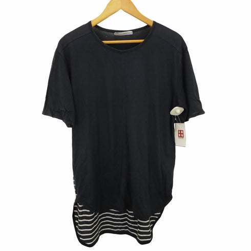エージーバイエクスペリメント AG by EXPERIMENT ボーダー切替クルーネックTシャツ メンズ JPN:3