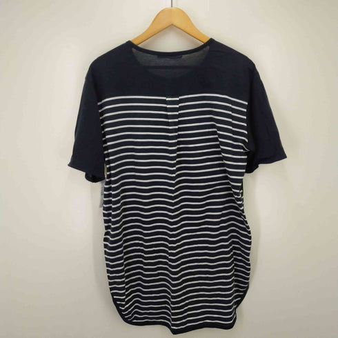 エージーバイエクスペリメント AG by EXPERIMENT ボーダー切替クルーネックTシャツ メンズ JPN:3