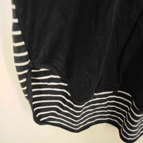 エージーバイエクスペリメント AG by EXPERIMENT ボーダー切替クルーネックTシャツ メンズ JPN:3