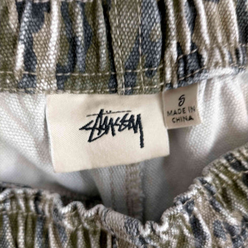ステューシー Stussy Mossy Oak Canvas Beach Pant Camo カモ柄イージーパンツ メンズ JPN:S
