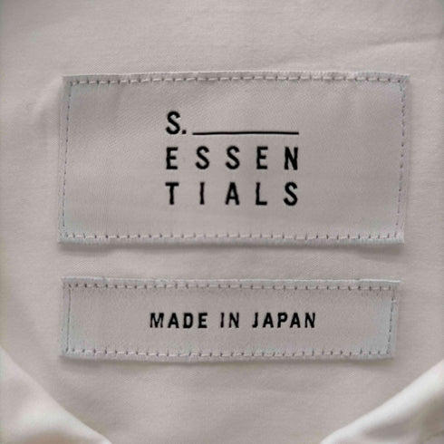 エスエッセンシャルズ S.ESSENTIALS コットン BD ボタンダウンシャツ 長袖 48 白 ホワイト /ES ■OS ■AD メンズ メンズ JPN:48