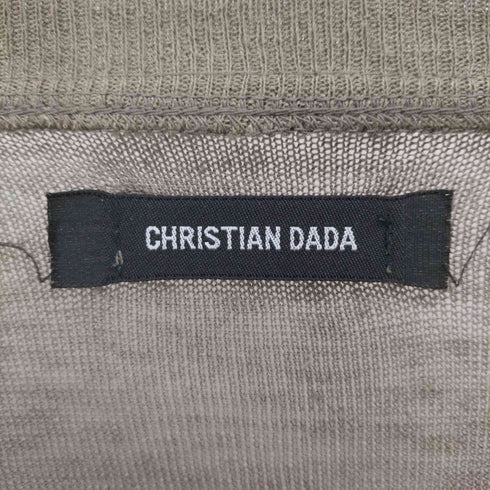 クリスチャンダダ CHRISTIAN DADA COMBAT CREW NECK LINEN KNIT コンバット リネン ニットソー メンズ JPN:44