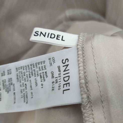 スナイデル snidel シャイニーシースルースカート レディース ONE SIZE
