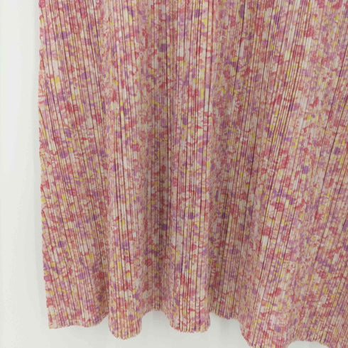 プリーツプリーズイッセイミヤケ PLEATS PLEASE ISSEY MIYAKE 1993SS 幾何学模様ノースリーブプリーツワンピース レディース JPN:2