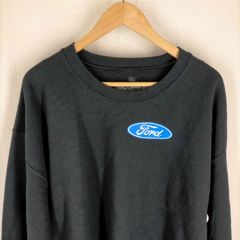 企業ロゴ カープリント クルーネックスウェット メンズ JPN:XL
