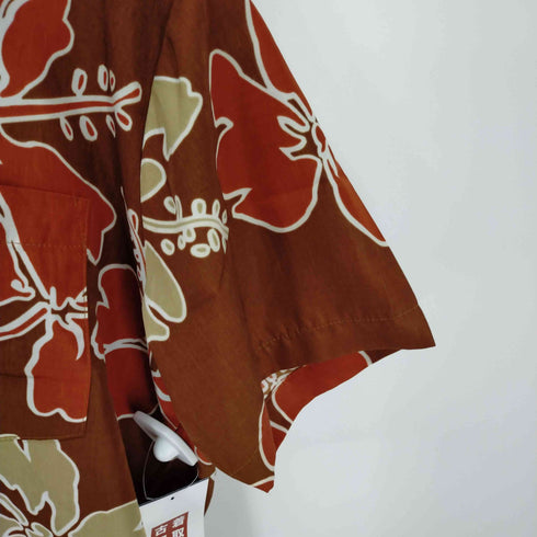 ROUNDY BAY アロハシャツ 開襟 オープンカラー ポリ メンズ JPN:XL