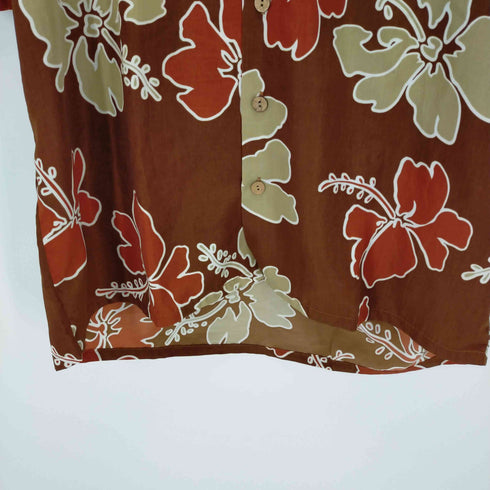 ROUNDY BAY アロハシャツ 開襟 オープンカラー ポリ メンズ JPN:XL