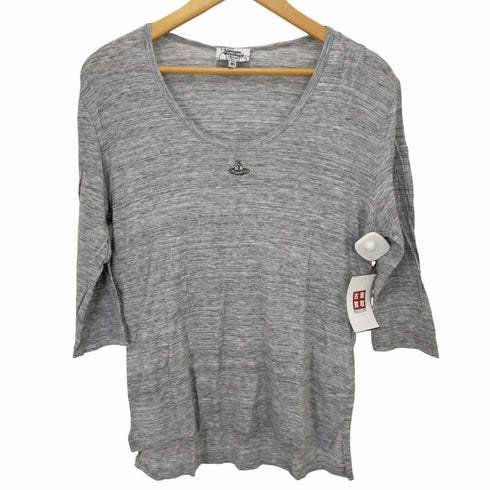 ヴィヴィアンウエストウッドマン Vivienne Westwood MAN オーブ刺繍ロングスリーブTシャツ メンズ 46