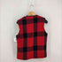 エルエルビーン L.L.Bean USA製 バッファローチェック ウールベスト メンズ import:S