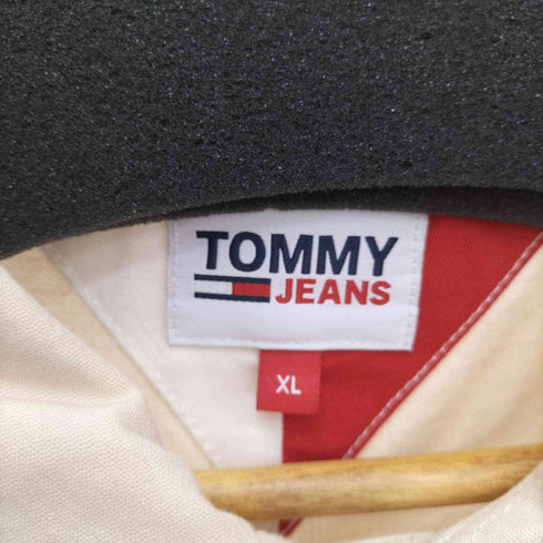 トミージーンズ tommy jeans ツイストフラッグオーバーシャツ メンズ import:XL