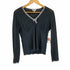マックスマーラ MAXMARA 銀タグ リブラインVネックトップス レディース JPN:M