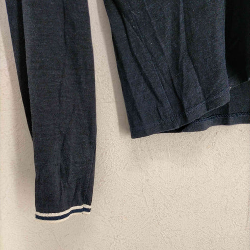 マックスマーラ MAXMARA 銀タグ リブラインVネックトップス レディース JPN:M