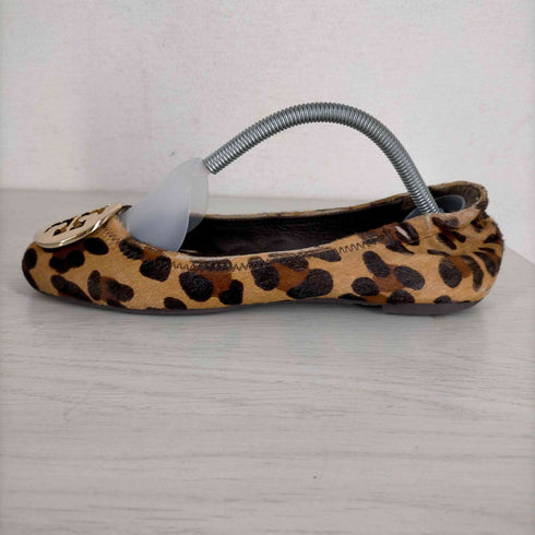 トリーバーチ TORY BURCH レオパード柄フラットパンプス レディース