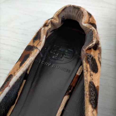 トリーバーチ TORY BURCH レオパード柄フラットパンプス レディース