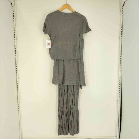 ザラ ZARA プリーツ シワ加工 ニットカットソー スカートドッキングパンツ セットアップ レディース S