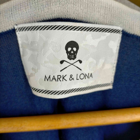 マークアンドロナ MARK&LONA スカルワッペン Vネックニット メンズ JPN:M