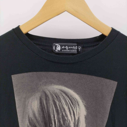 アンディウォー ホル バイ ヒステリックグラマー andy warhol by HYSTERIC GLAMOUR I NEVER FALL APART BECAUSE I フォト プリント Tシャツ メンズ import:M