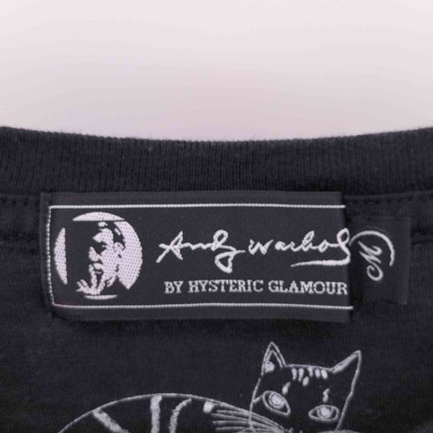 アンディウォー ホル バイ ヒステリックグラマー andy warhol by HYSTERIC GLAMOUR I NEVER FALL APART BECAUSE I フォト プリント Tシャツ メンズ import:M