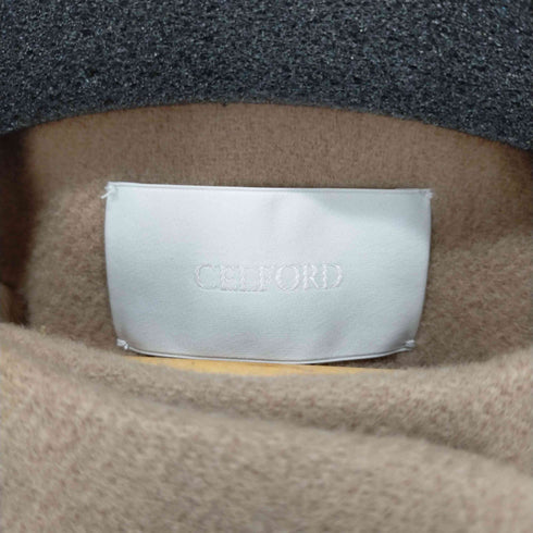 セルフォード CELFORD 22AW ビッグカラーコート アウター ダブル ロング バックタック レディース import:S