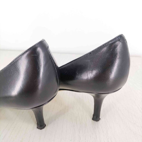 ジミーチュウ JIMMY CHOO イタリア製 レザー オープントゥ ヒールパンプス レディース EUR:36