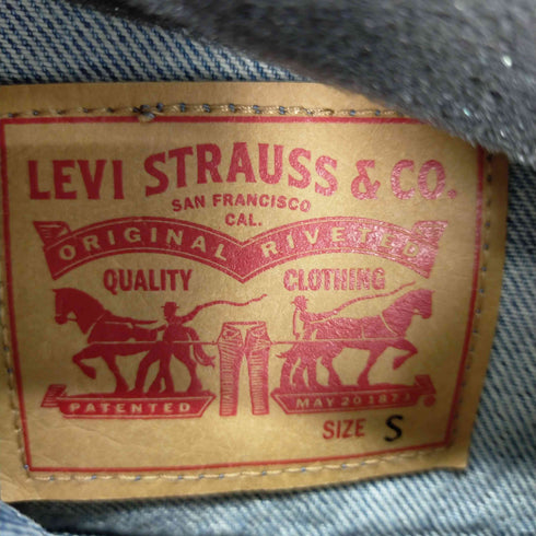 リーバイス Levis EX-BOYFRIEND TRUCKER Concrete Indigo デニムジャケット レディース JPN:S