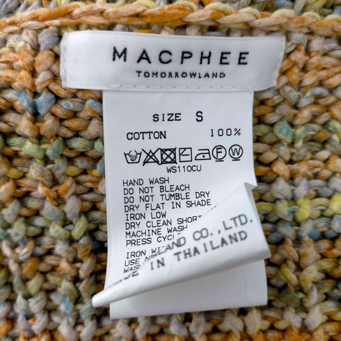 マカフィー MACPHEE プリンテッドヤーン マイクロショートボレロ レディース JPN:S