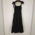 ザラ ZARA embroidered black long dress レディース JPN:S