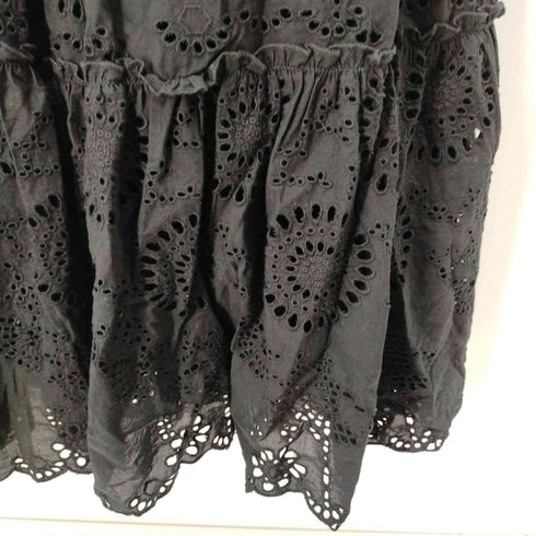ザラ ZARA embroidered black long dress レディース JPN:S